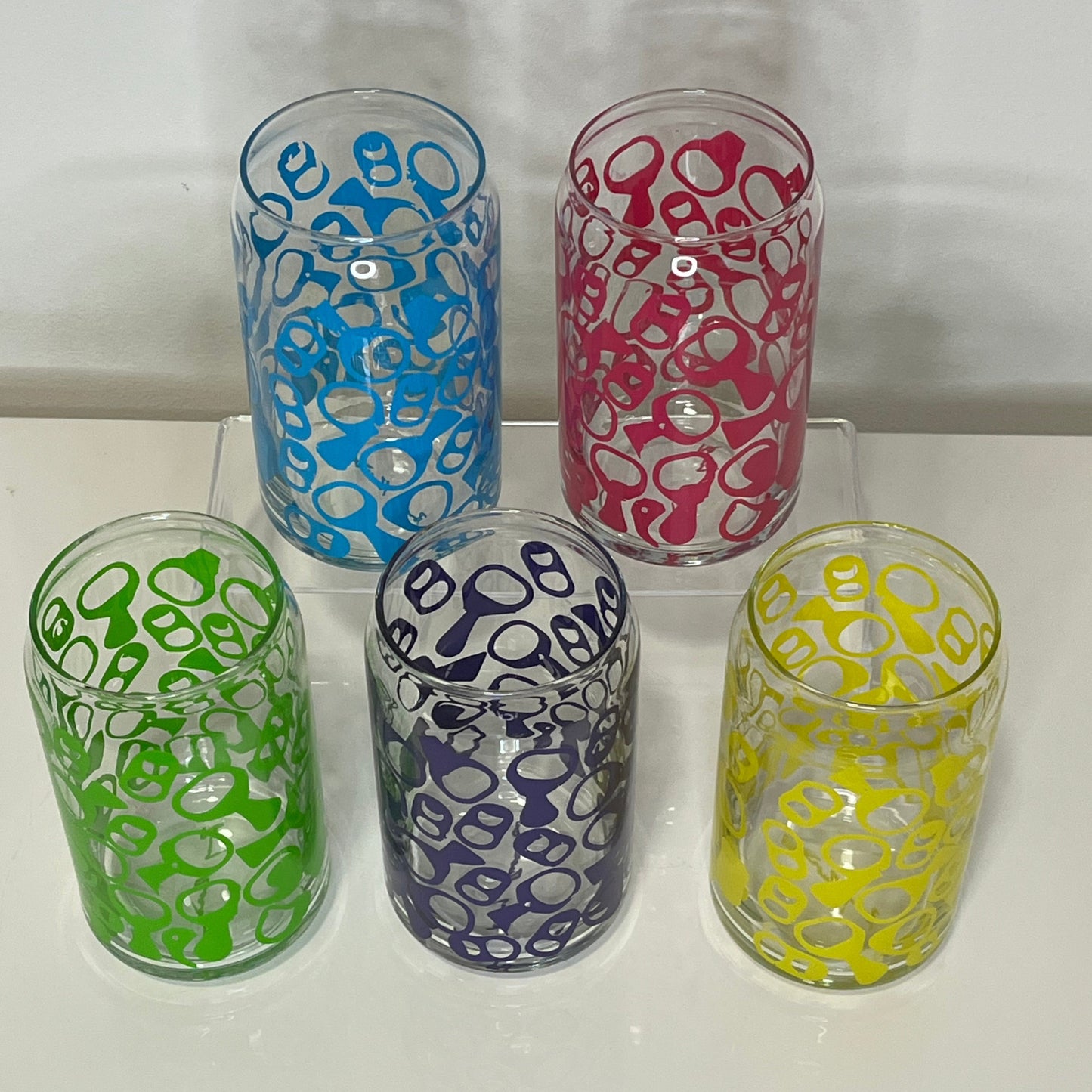 'Pop Top' Glasses by Barry Rosenthal for Uncommon Goods