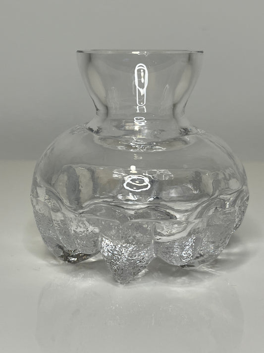 Skruf Sweden Crystal Vase by Lars Hellsten