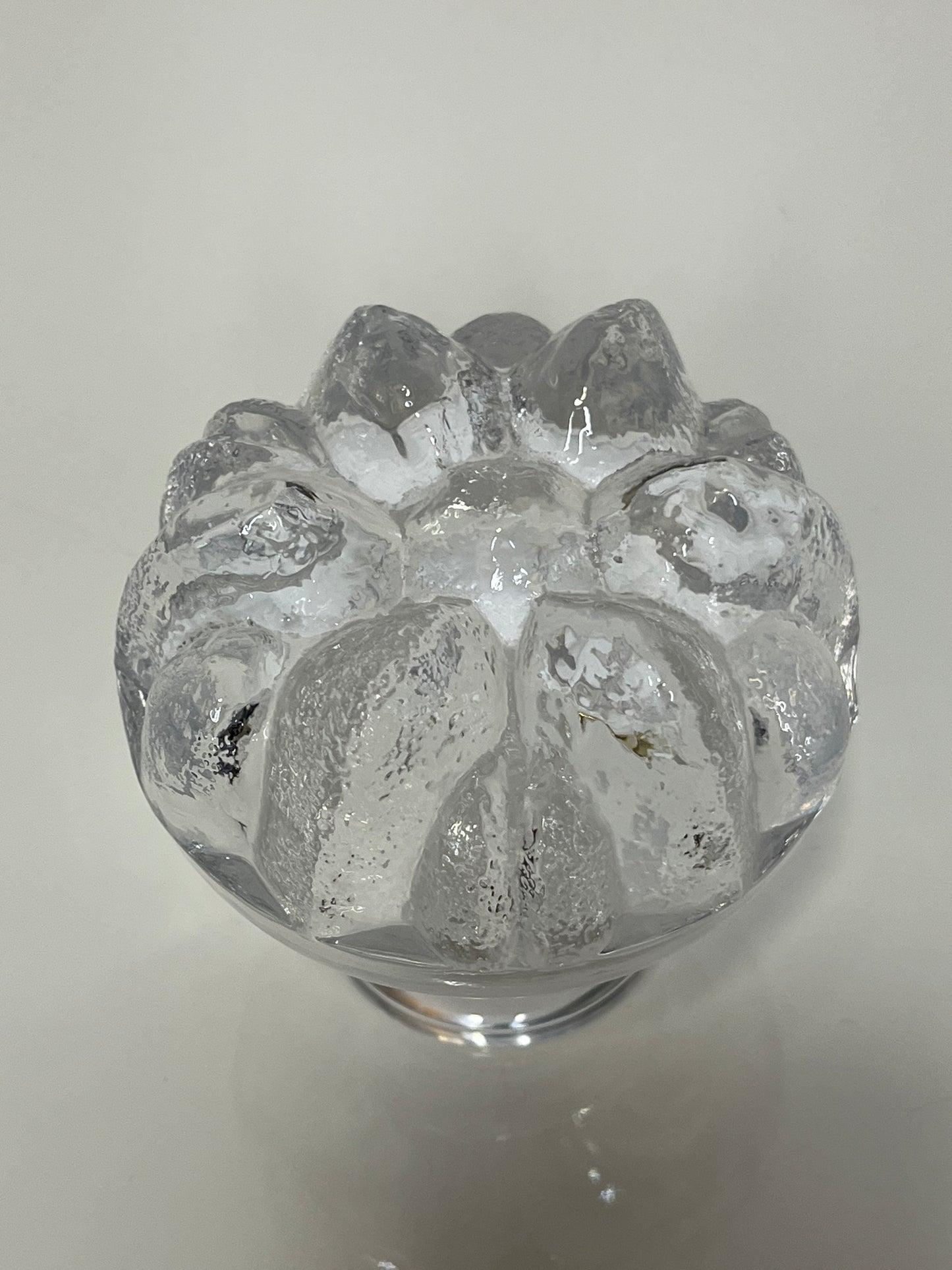 Skruf Sweden Crystal Vase by Lars Hellsten