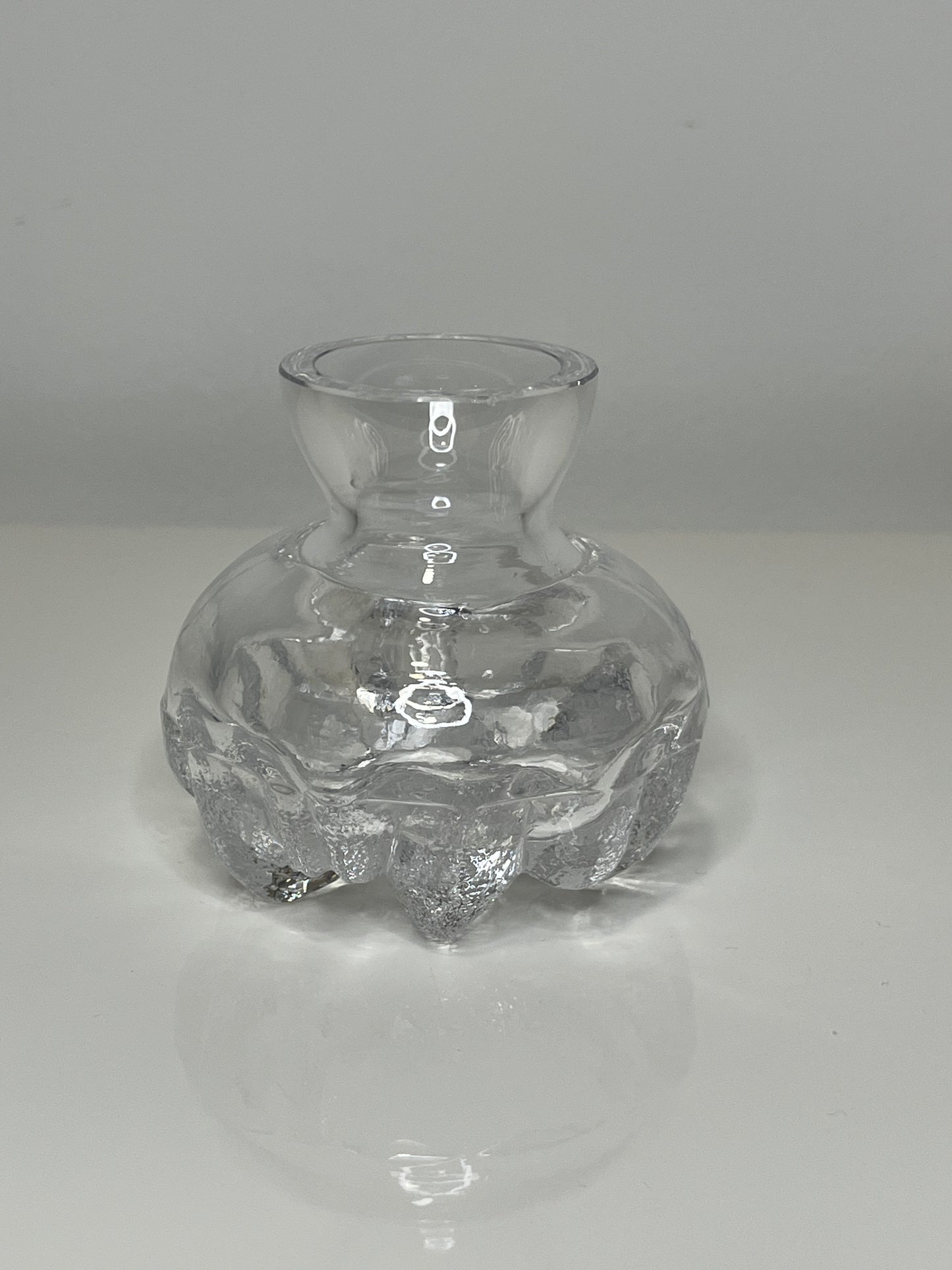 Skruf Sweden Crystal Vase by Lars Hellsten