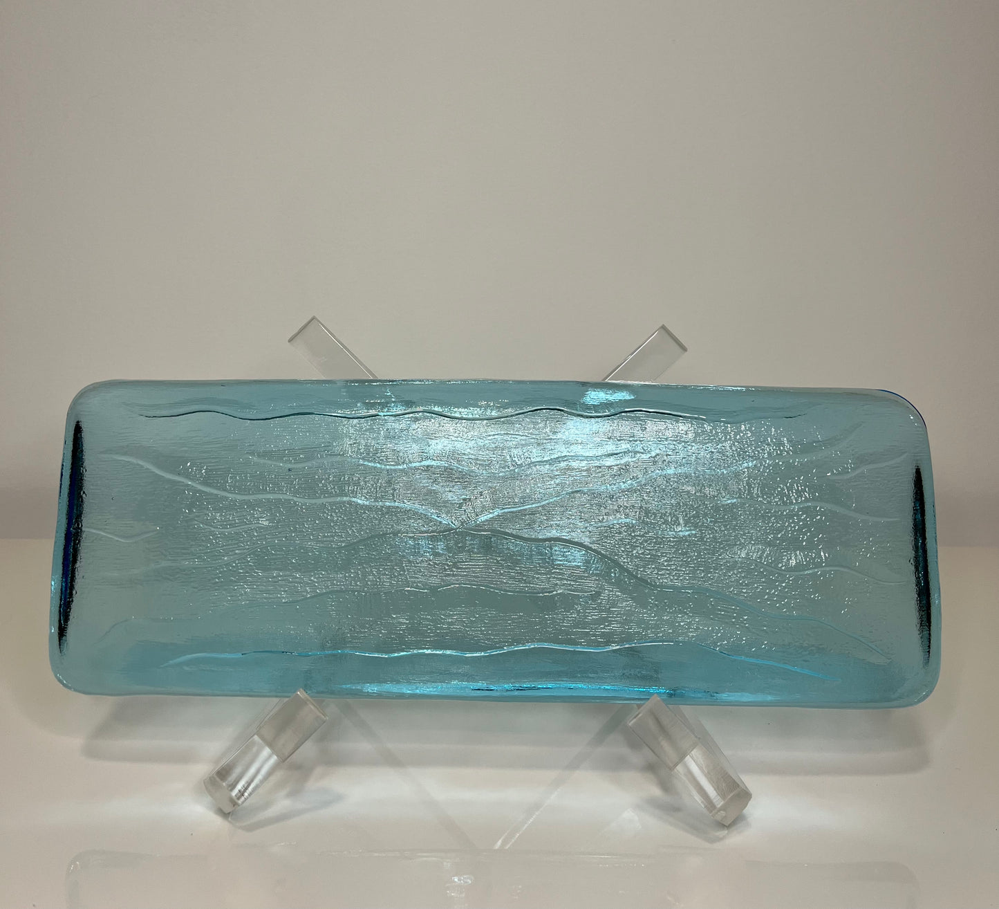 Faux Boise Glass Tray