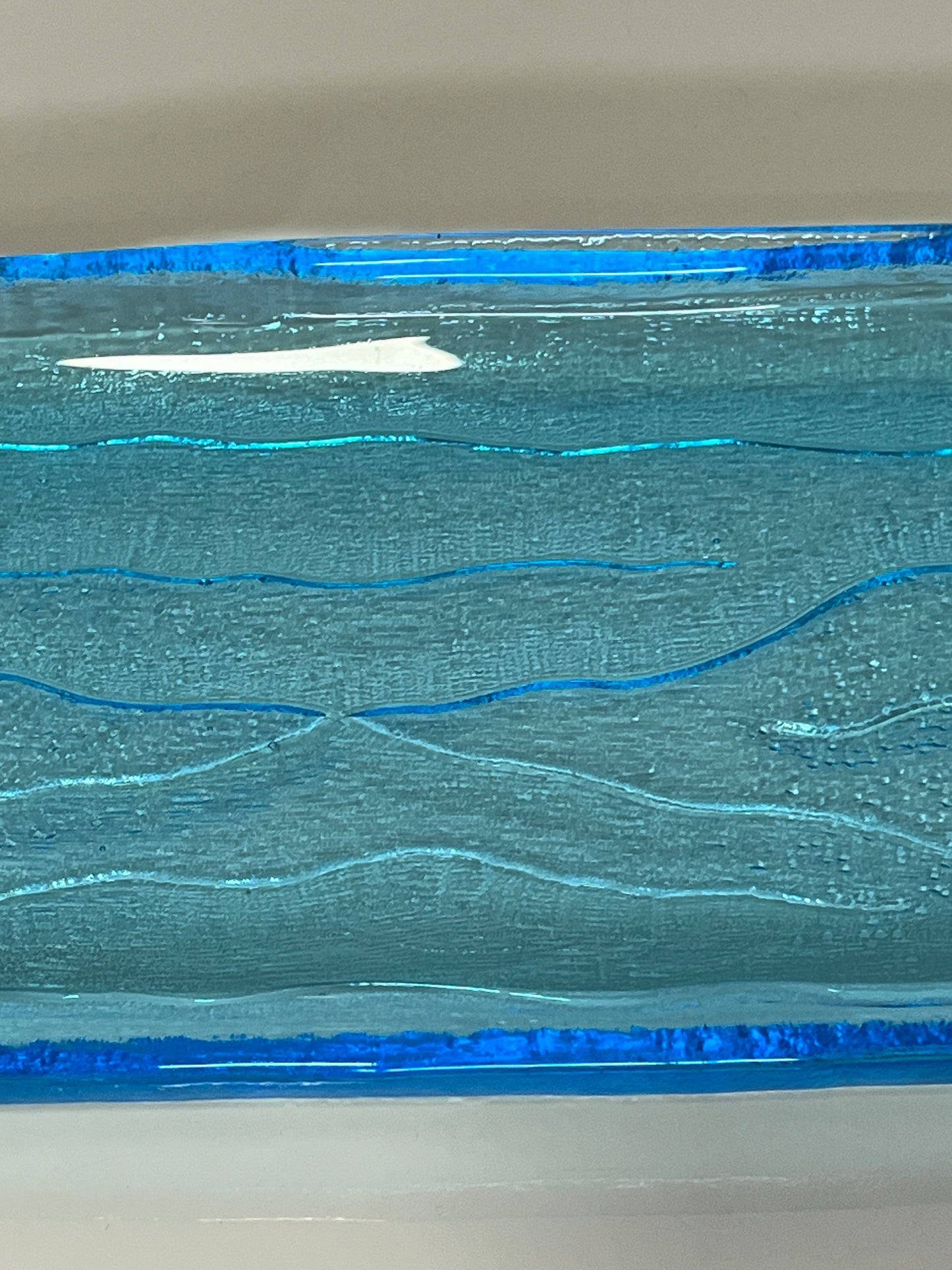 Faux Boise Glass Tray