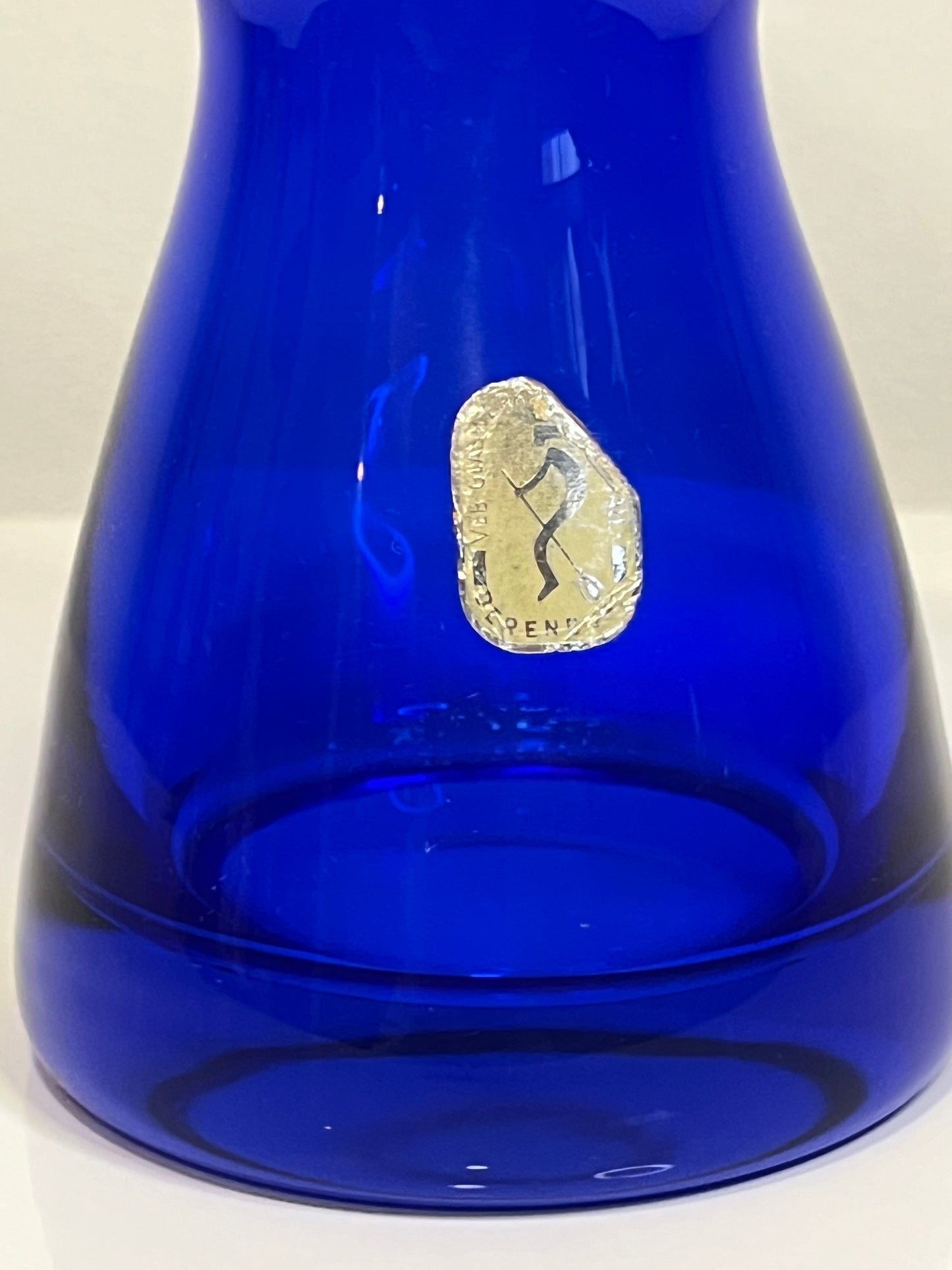 Marita Voigt German Vase 1970's (Cobalt)