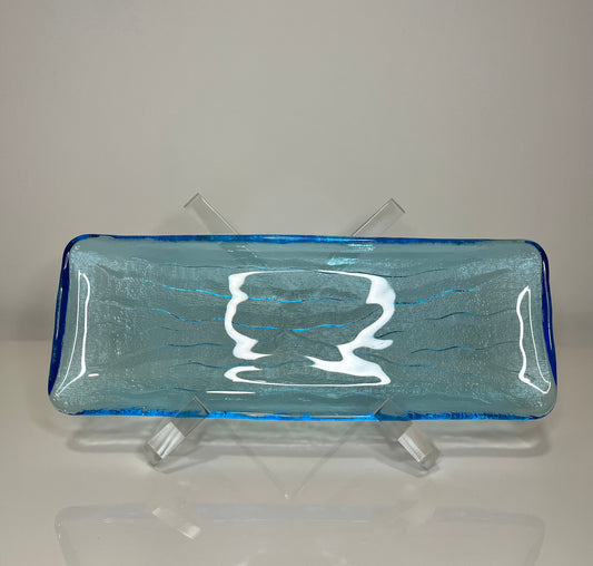 Faux Boise Glass Tray