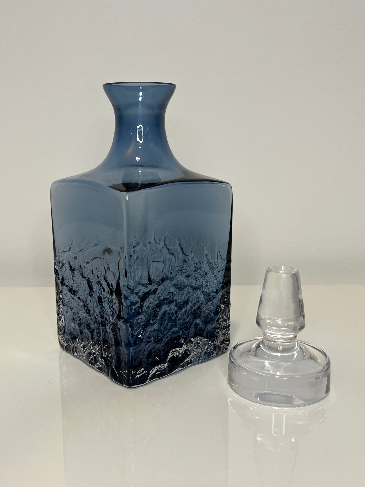 Krosno Poland Textured Decanter