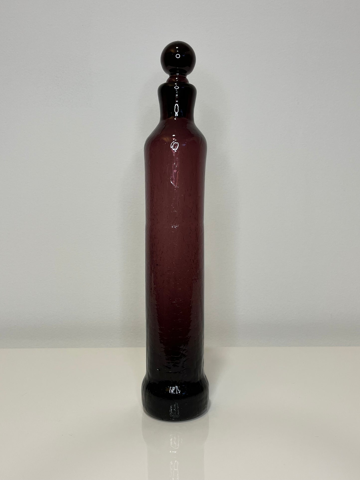 Vintage Hand Blown Tall Decanter