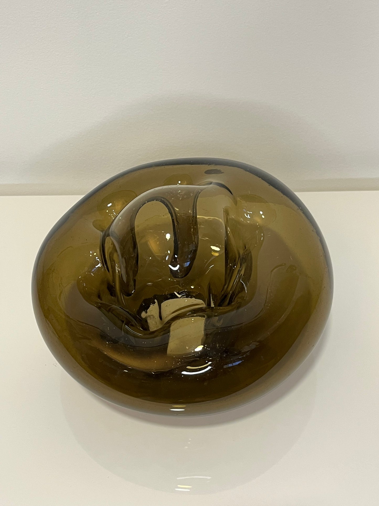 1970's Blown Glass 'Ikebana' vase