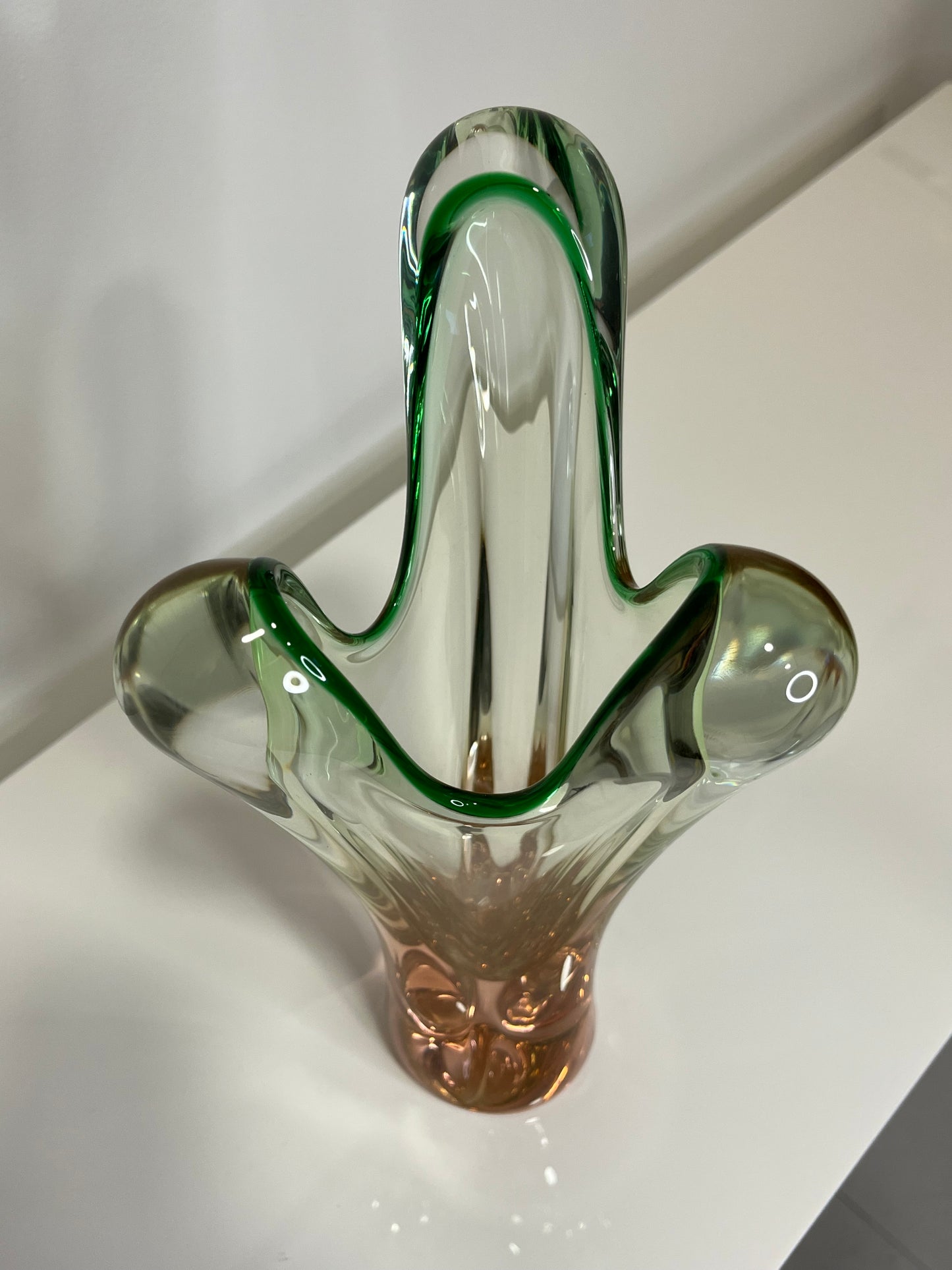 Czech Ombre Vase c. 1960.s