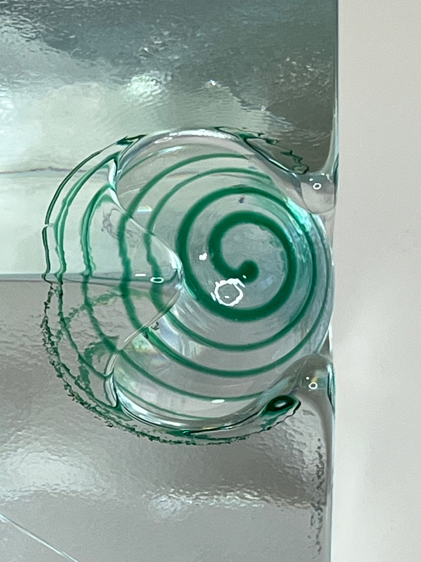 SKLO Czech Glass Sphere in Cube