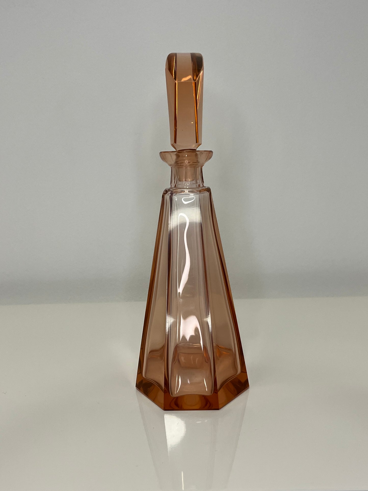 Art Deco Moser Glass Decanter