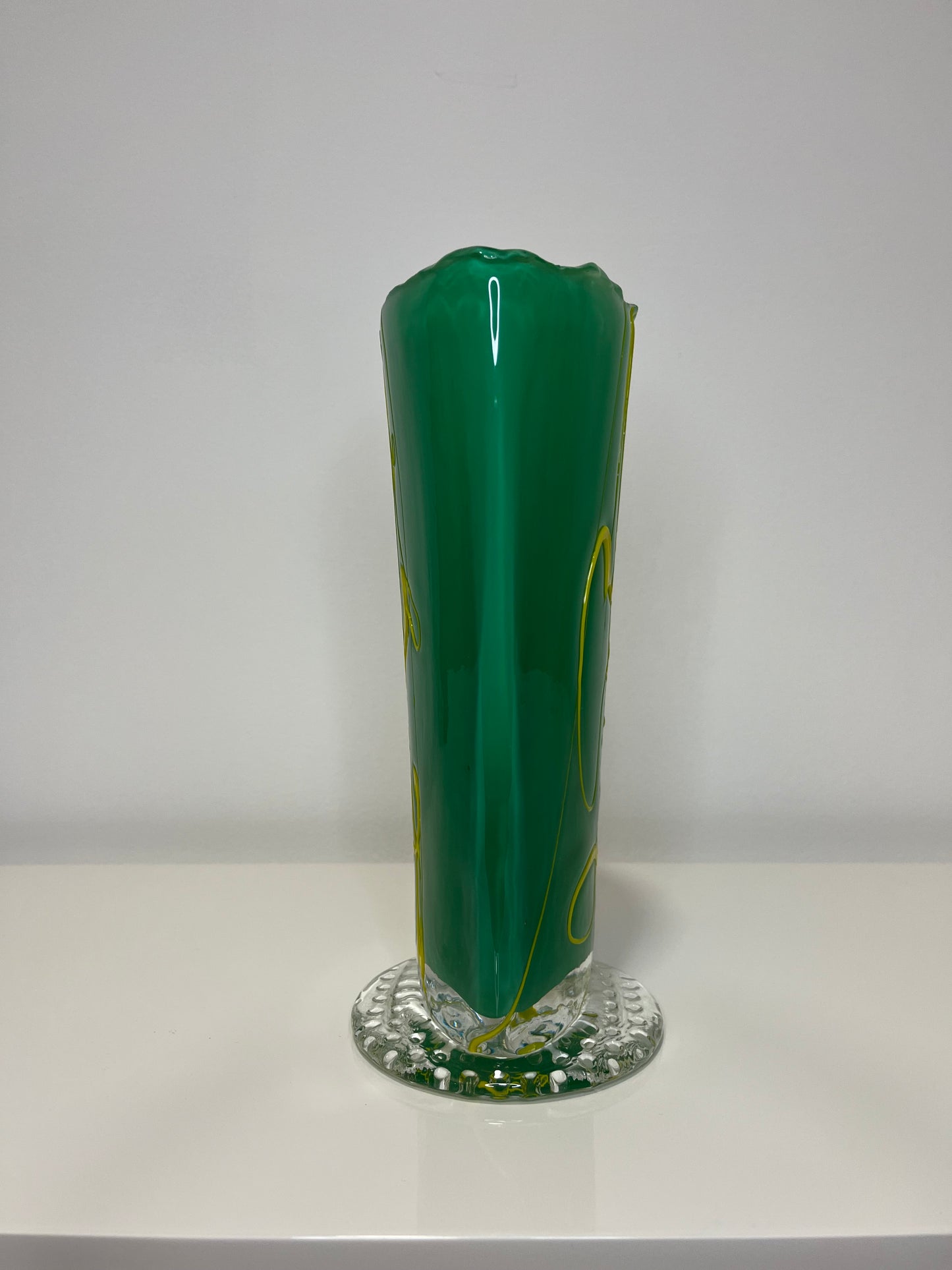 Large Memphis Style Postmodern Vase