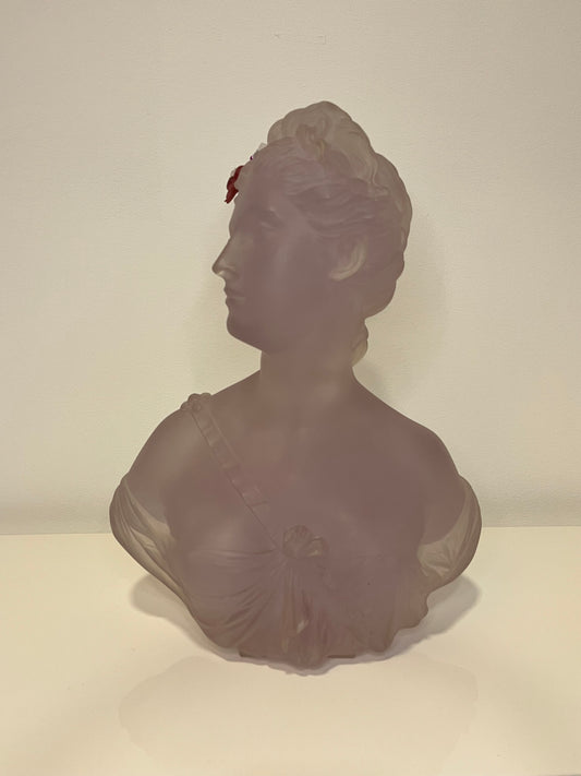 Postmodern Neoclassical Style Lucite Bust