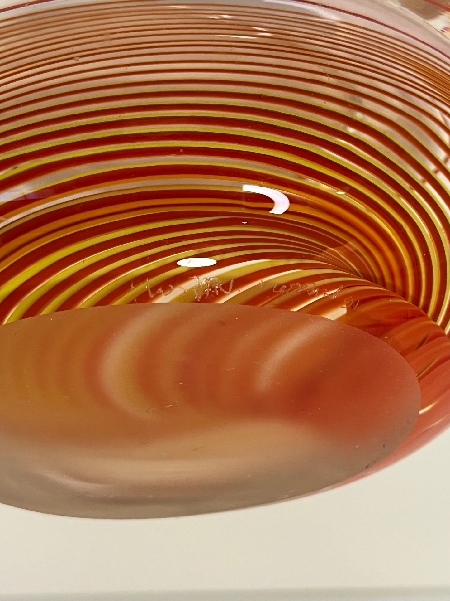 Heavy Art Glass Bowl