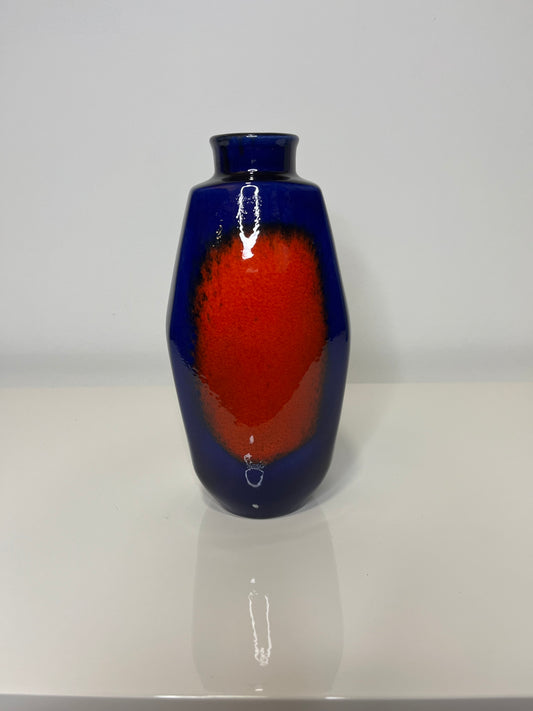 Vintage Glazed Ceramic West German Vase