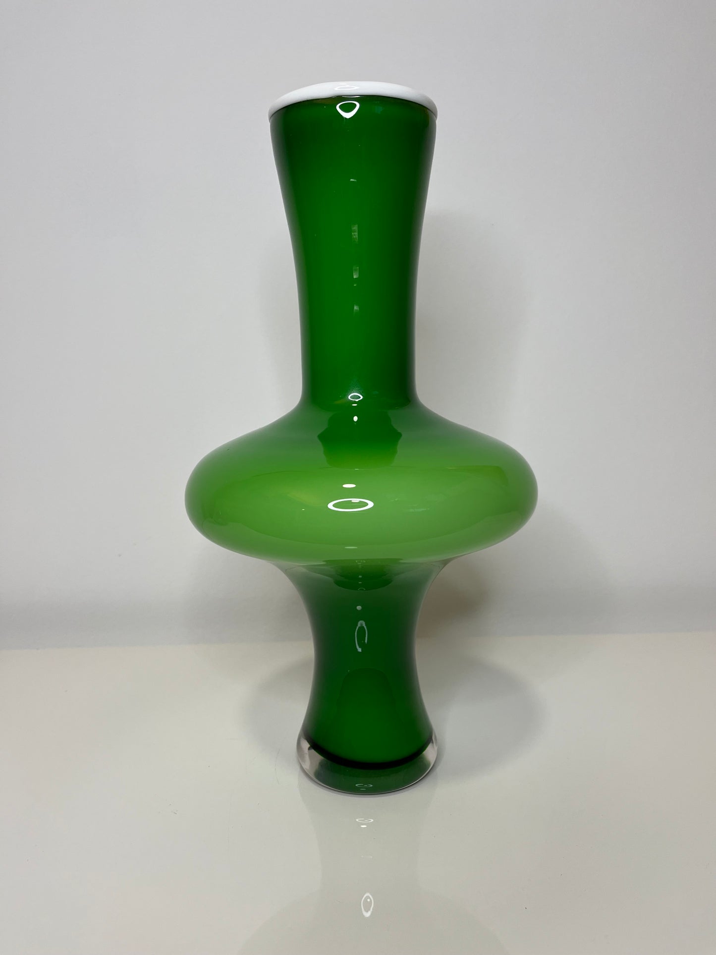 Cased Glass Tall Vase by Holmegaard