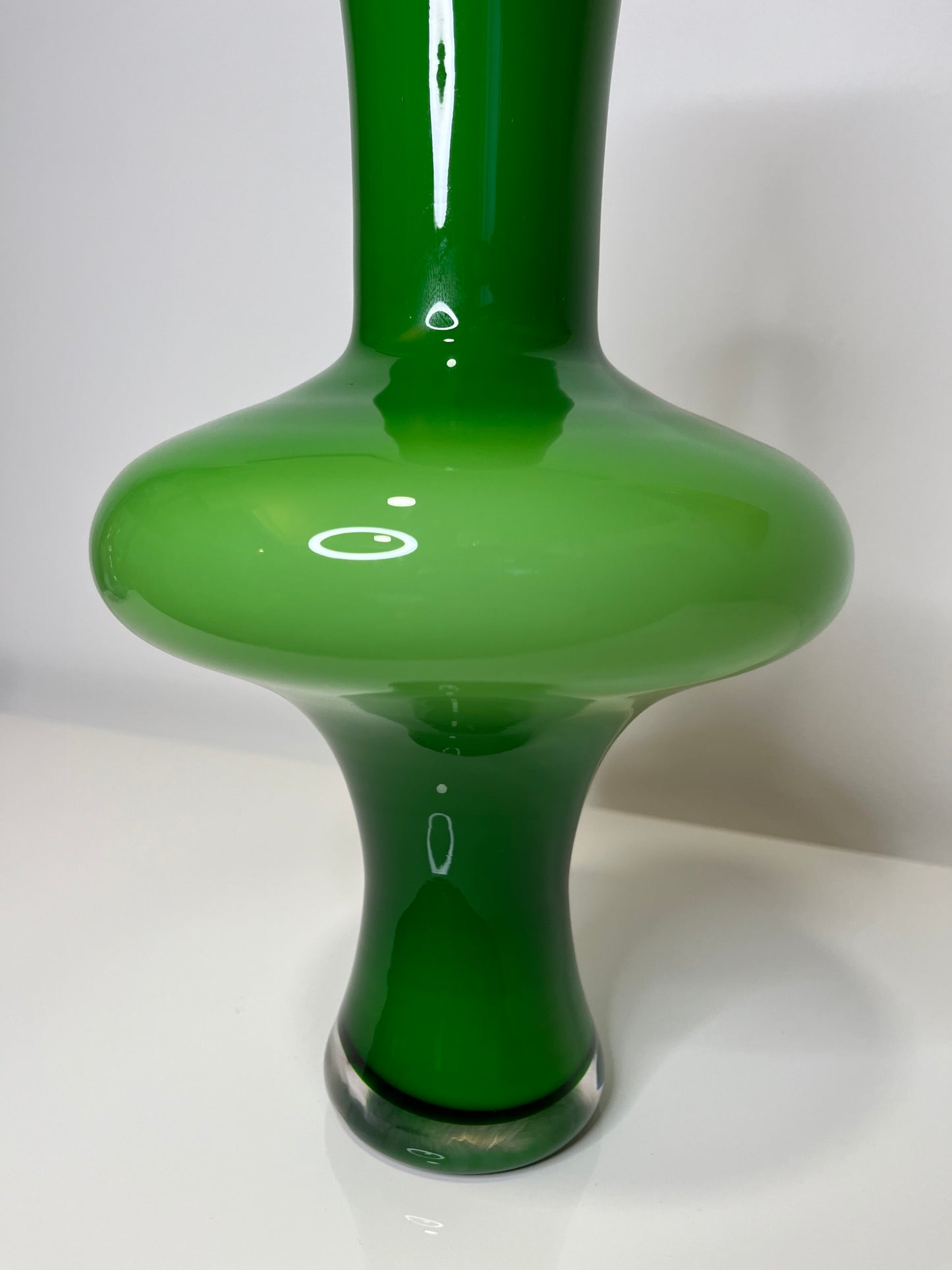 Cased Glass Tall Vase by Holmegaard