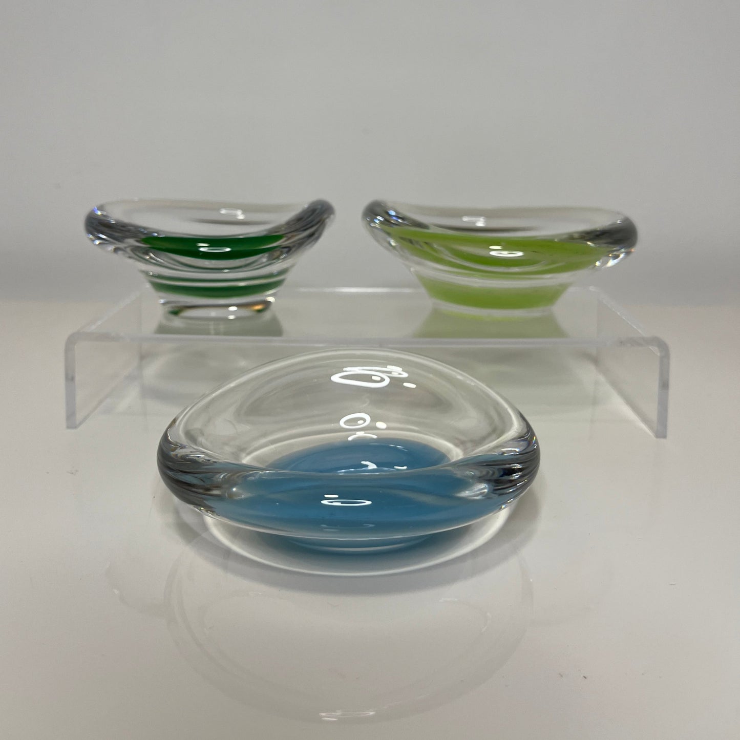 Set of 3 Kosta Boda Mini Bowls