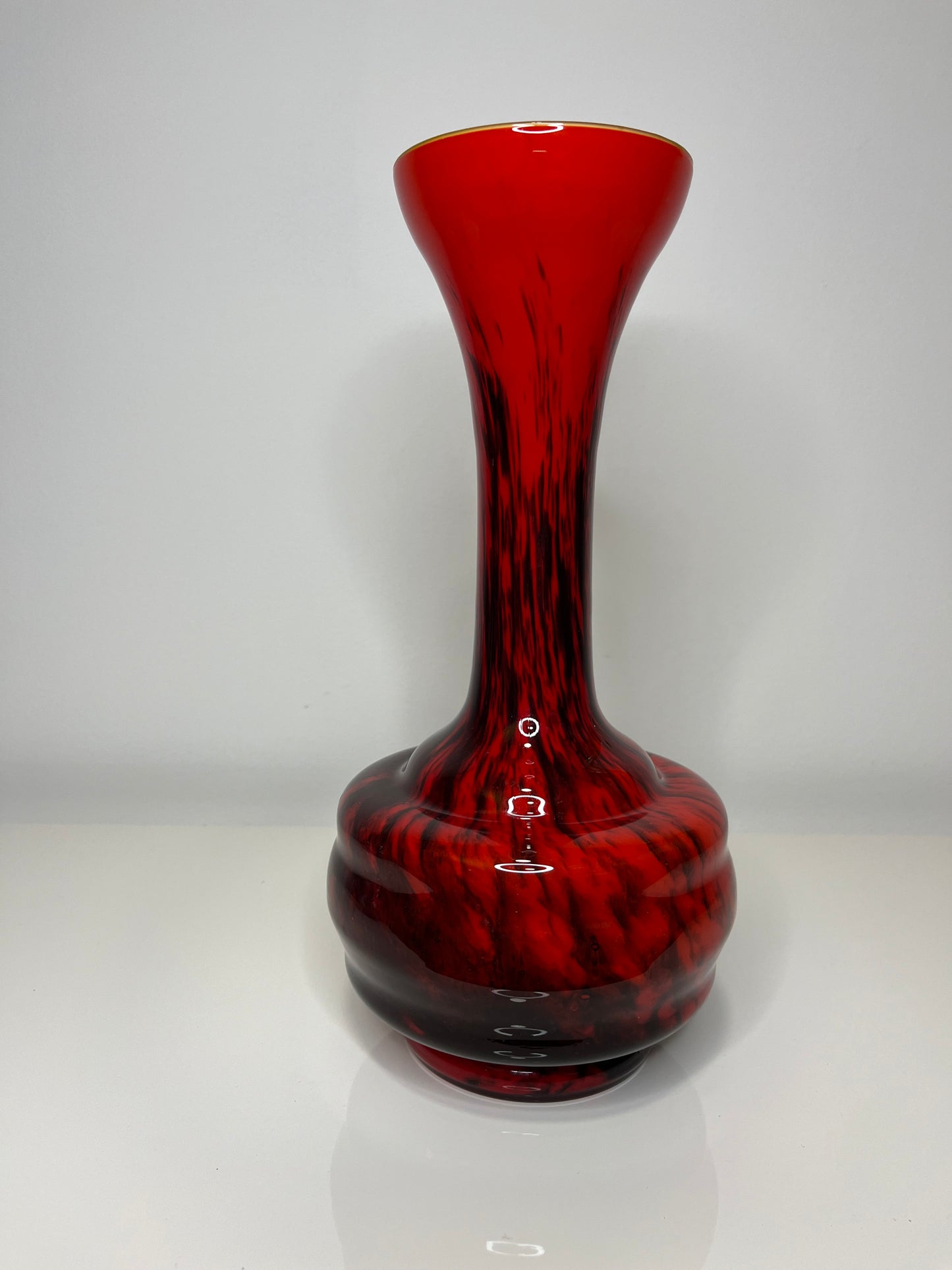 Tall Carlo Moretti Murano Glass Vase