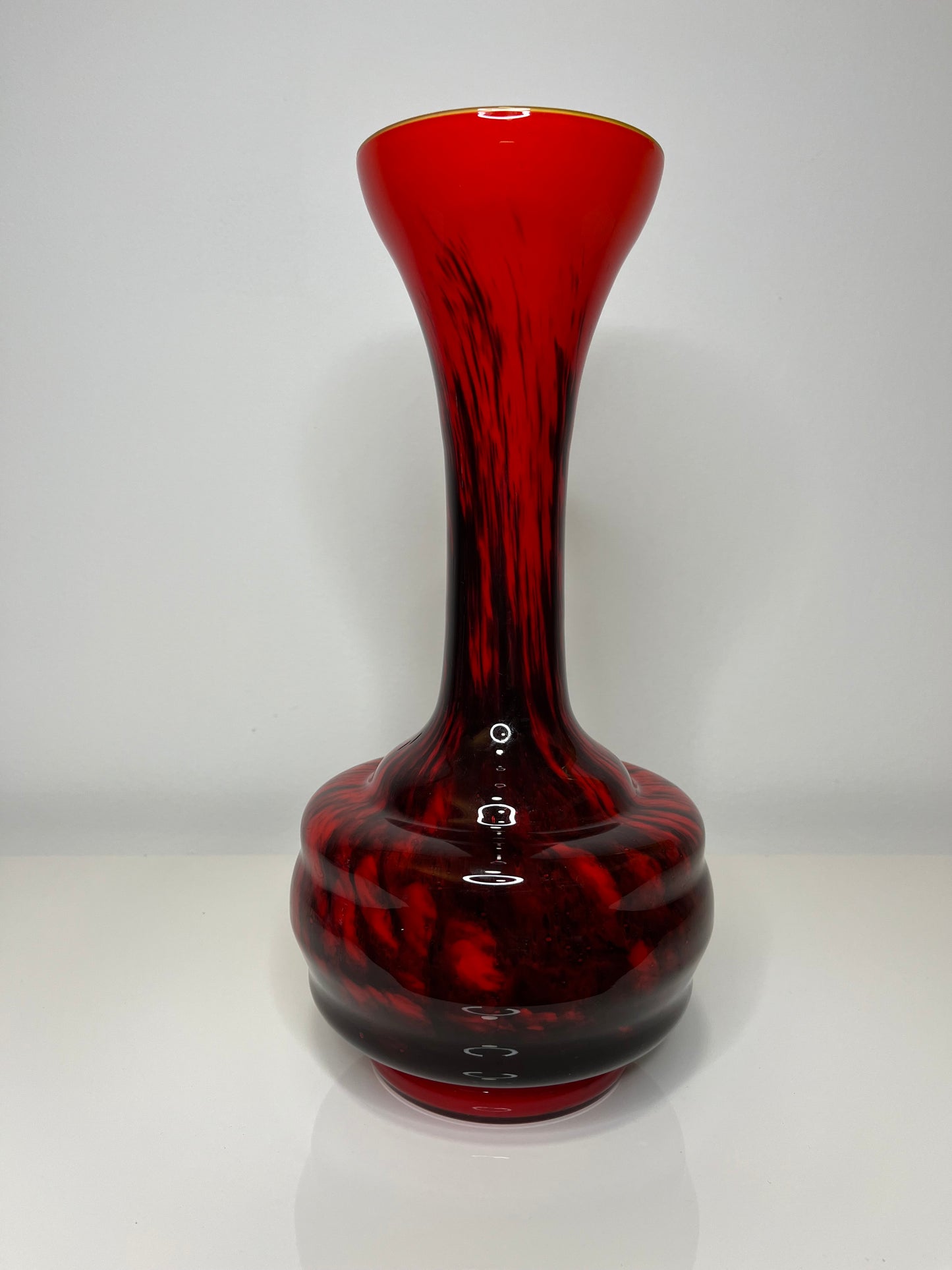 Tall Carlo Moretti Murano Glass Vase