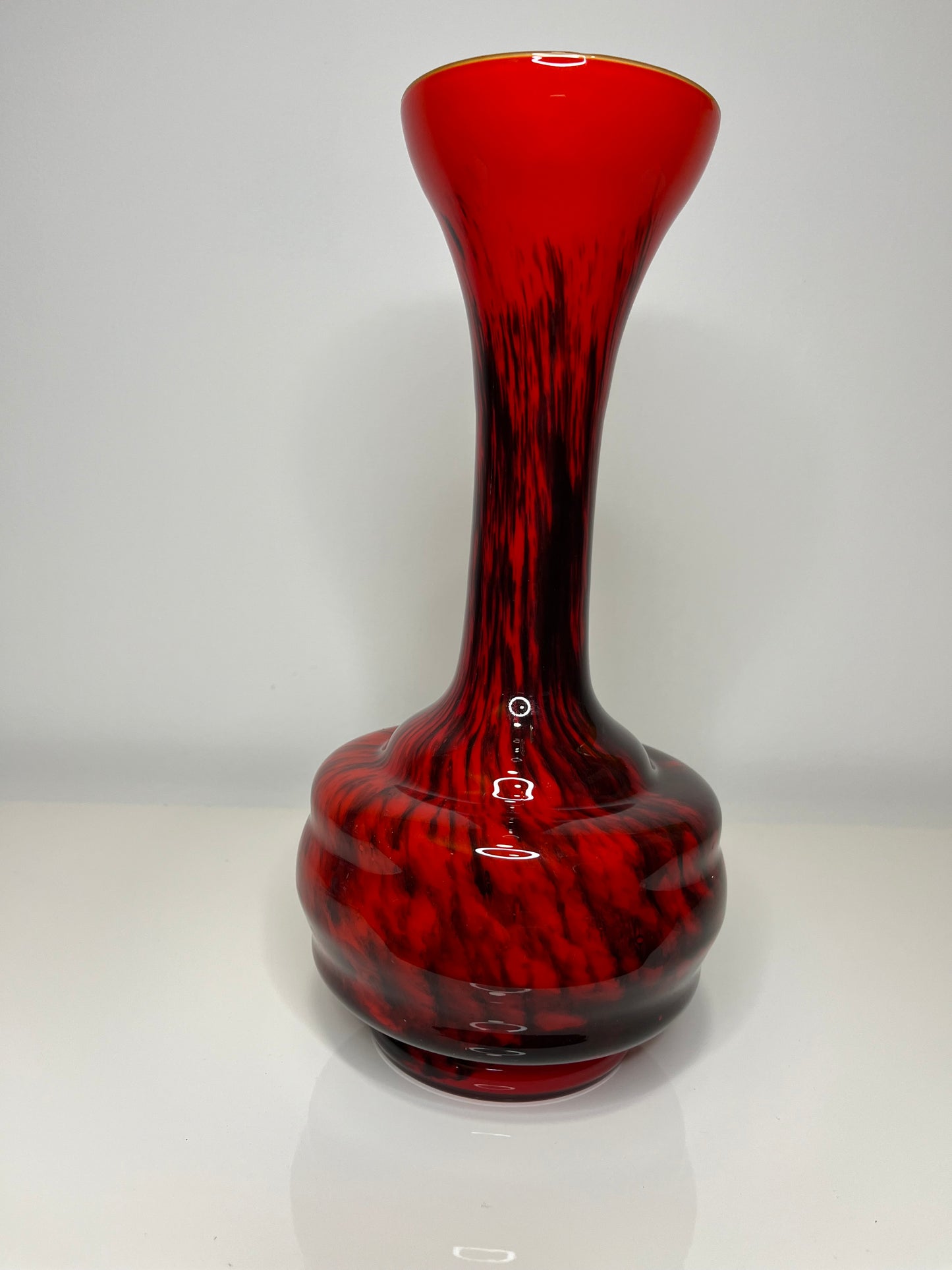 Tall Carlo Moretti Murano Glass Vase