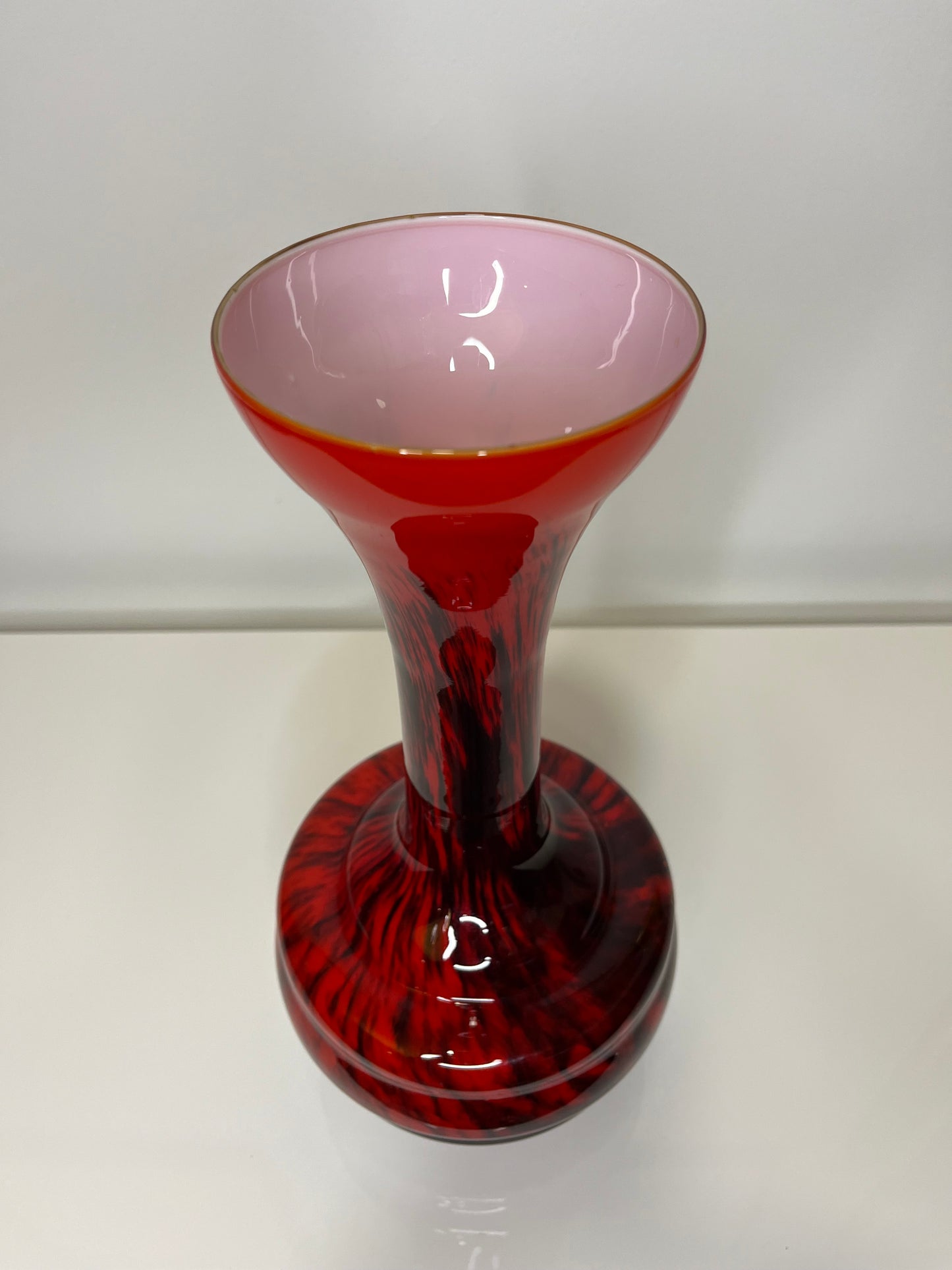 Tall Carlo Moretti Murano Glass Vase