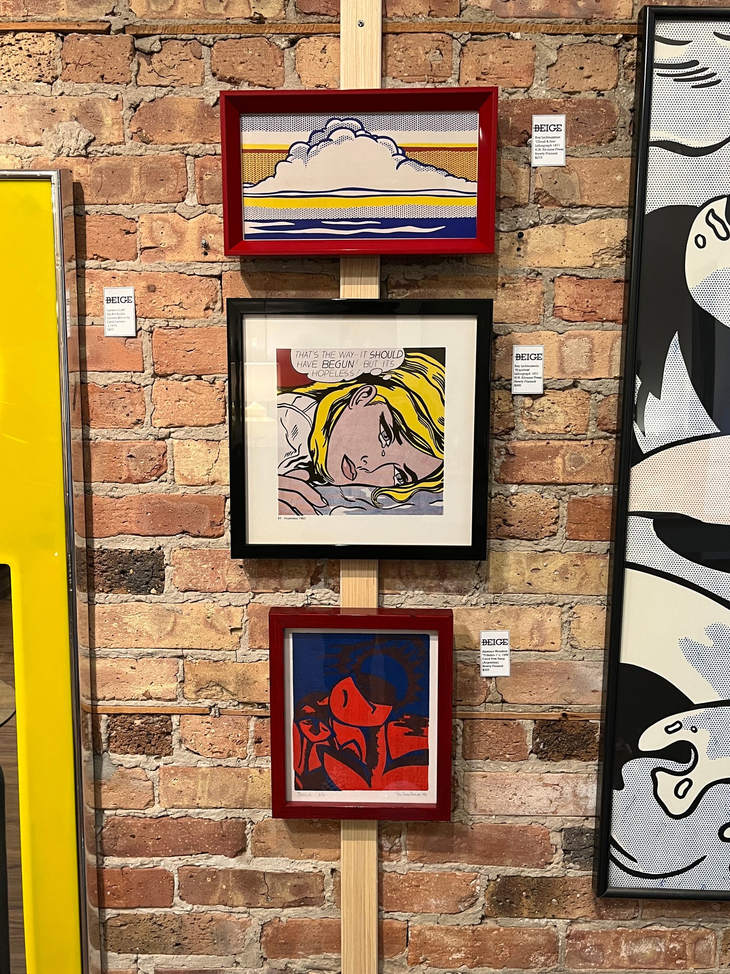 Vintage Roy Lichtenstein Lithograph 'Hopeless'