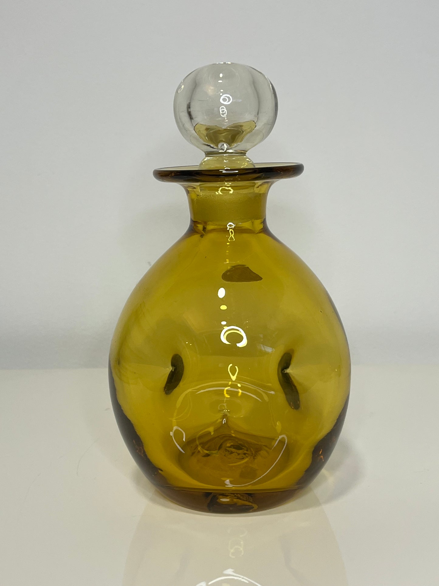 Bischoff Glass Decanter 1960's West Virginia