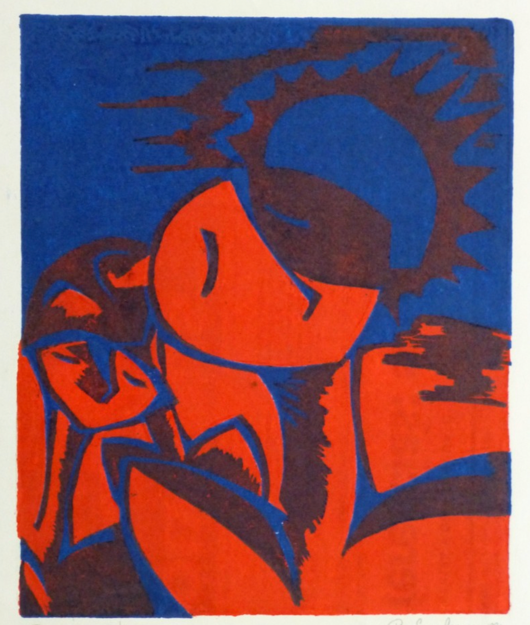 Abstract Woodcut c. 1996