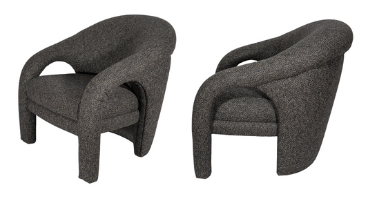 Vladimir Kagan Chairs in Maharam Wool (A Pair)